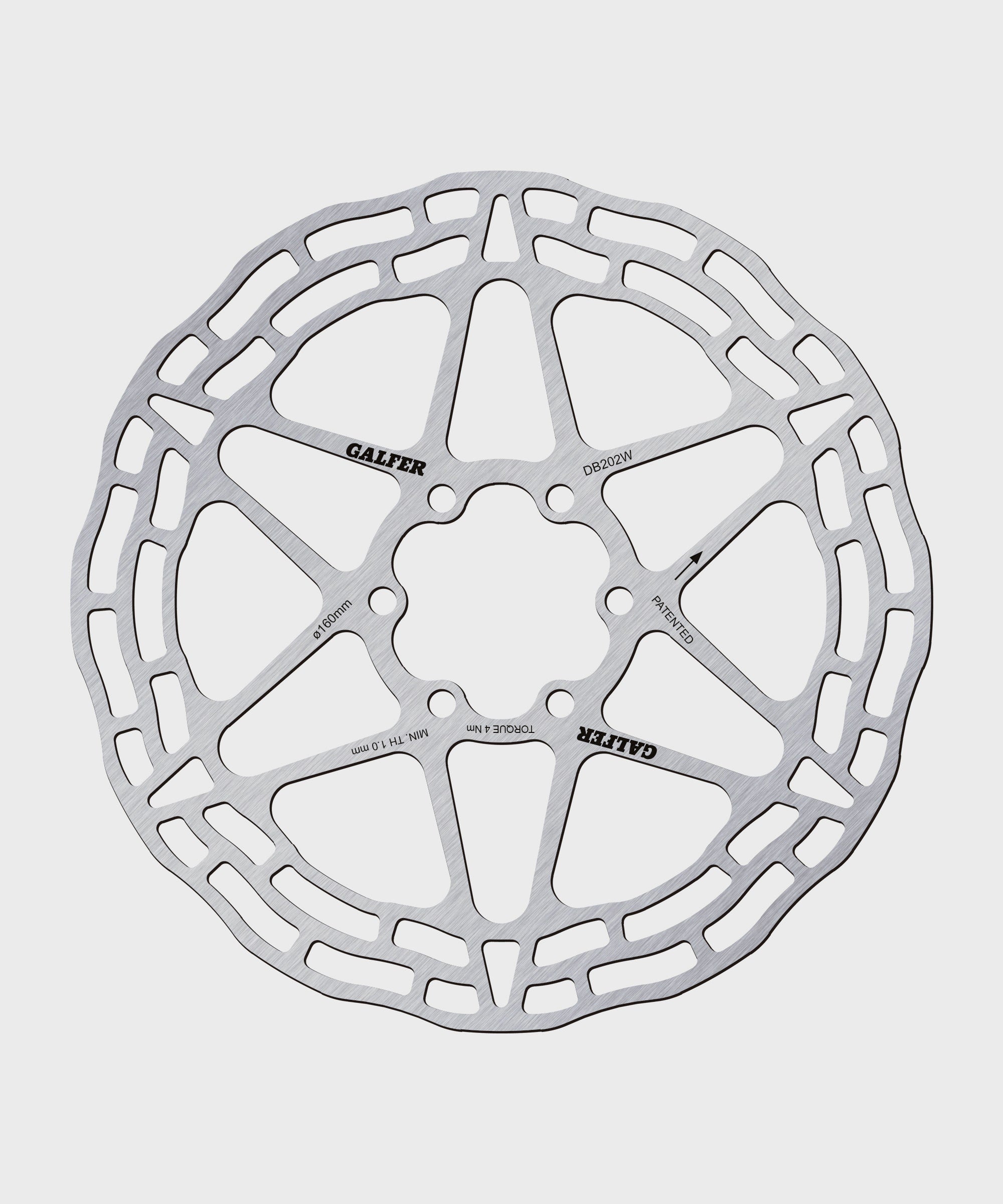 Galfer Wave 6 Bolt Trial Disc Rotor