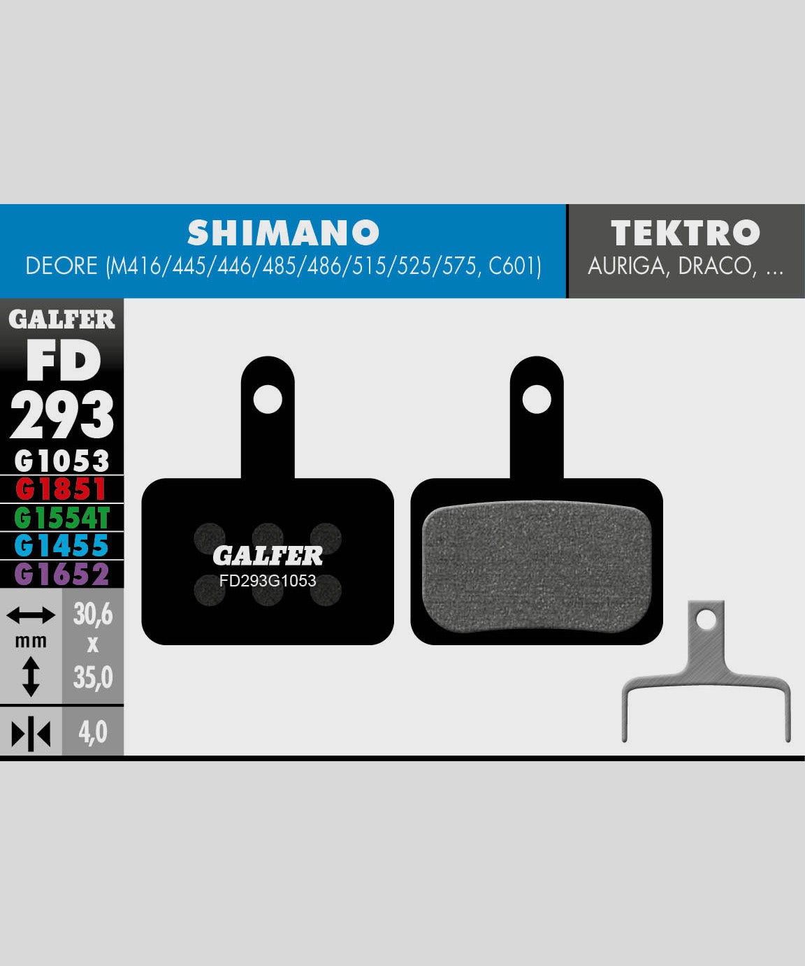 Galfer Pro Bike Disc Brake Pad