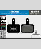 Galfer Pro Bike Disc Brake Pads for downhill and enduro bikes, showing the high-performance brake component with metal backing plates.