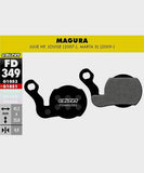 Galfer standard bike disc brake pads with metal backing, designed for reliable, quiet, and durable braking performance.