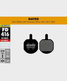 Galfer standard bike disc brake pads for reliable, quiet, and durable braking performance with metal components.