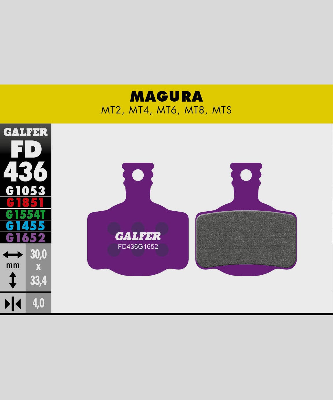 Galfer E-Bike Disc Brake Pad