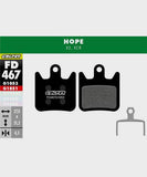 Galfer standard bike disc brake pads with metal backing and friction material for reliable, quiet, durable braking performance.