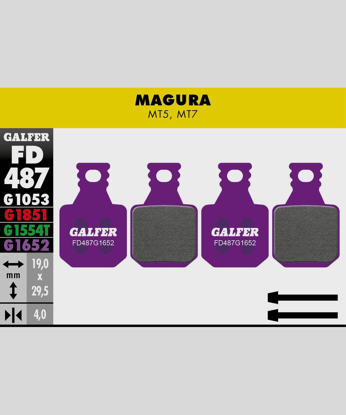 Galfer E-Bike Disc Brake Pad