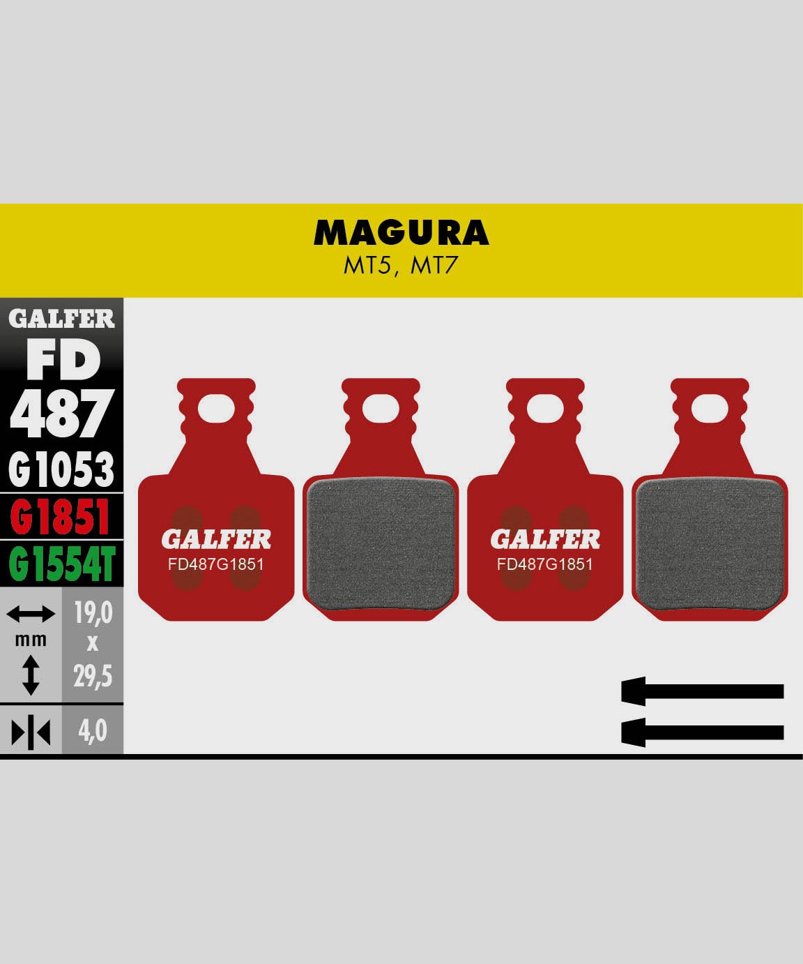 Galfer Advanced Bike Disc Brake Pad