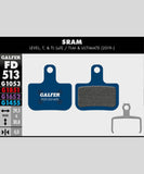 Galfer Road Disc Brake Pads for bicycles, showing the smooth, quiet braking components designed for all-weather cycling performance.
