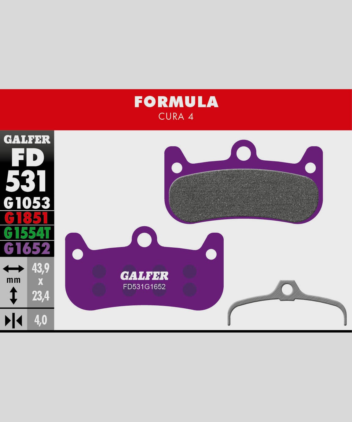 Galfer E-Bike Disc Brake Pad