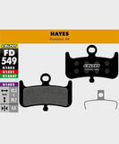 Galfer standard bike disc brake pads showing the durable, quiet brake components designed for reliable cycling performance.