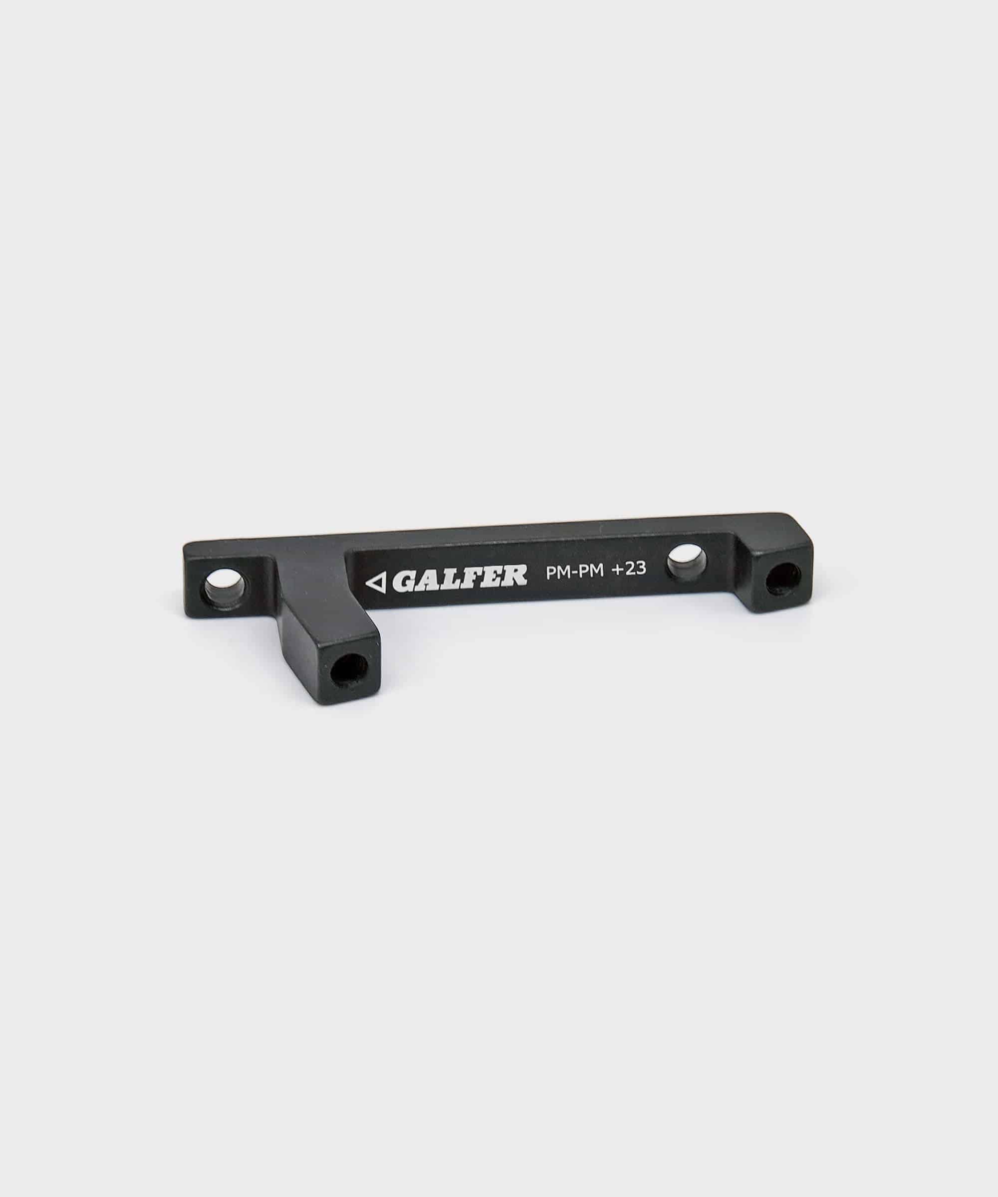 Galfer bike radial caliper adapter for postmount frames, used to upgrade bike brake components with compatible brake calipers.