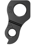 Wheels Manufacturing Replaceable Derailleur Hanger 528 for Rock Machine and YT Bikes, showing the metal component with mounting holes