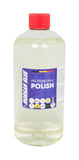 Morgan Blue Bike Polish and Lubrication workshop product, showing a bottle of cleaner and shine solution for bike surfaces.