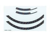 Bontrager Aeolus Elite 50 rim decal set for rim spares and replacement on bicycle wheels.