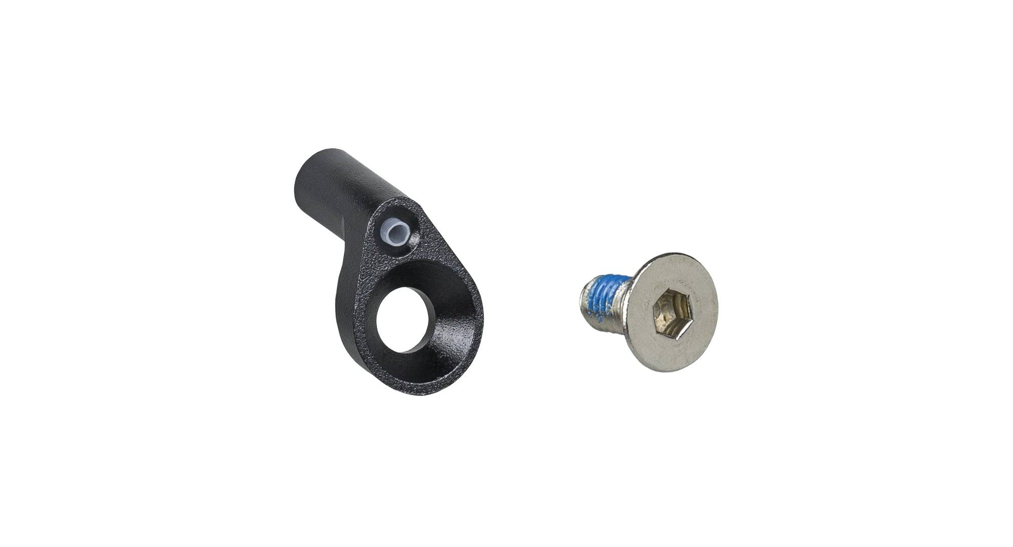 Trek 2020 Fuel Ex 29 carbon chainstay spare part for bike maintenance, showing the black carbon component on a Trek mountain bike.