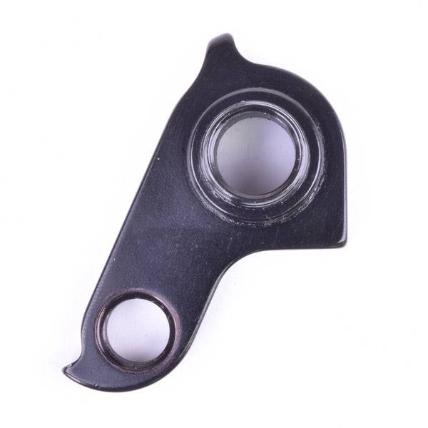 Wheels Manufacturing replaceable derailleur hanger dropout for M12x1.0 axles, bicycle component in silver with mounting holes
