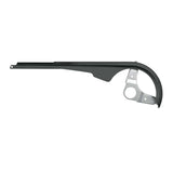 SKS Chainblade black adjustable chain guard for hub gears up to 38 teeth, designed to protect and enhance bicycle drivetrain.