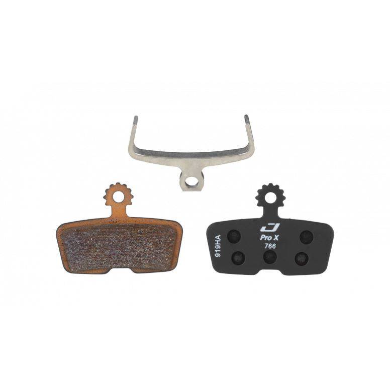 Jagwire Pro Extreme Sintered Disc Brake Pads for SRAM Code Black Pro Extreme mountain bike brakes, shown in close-up detail
