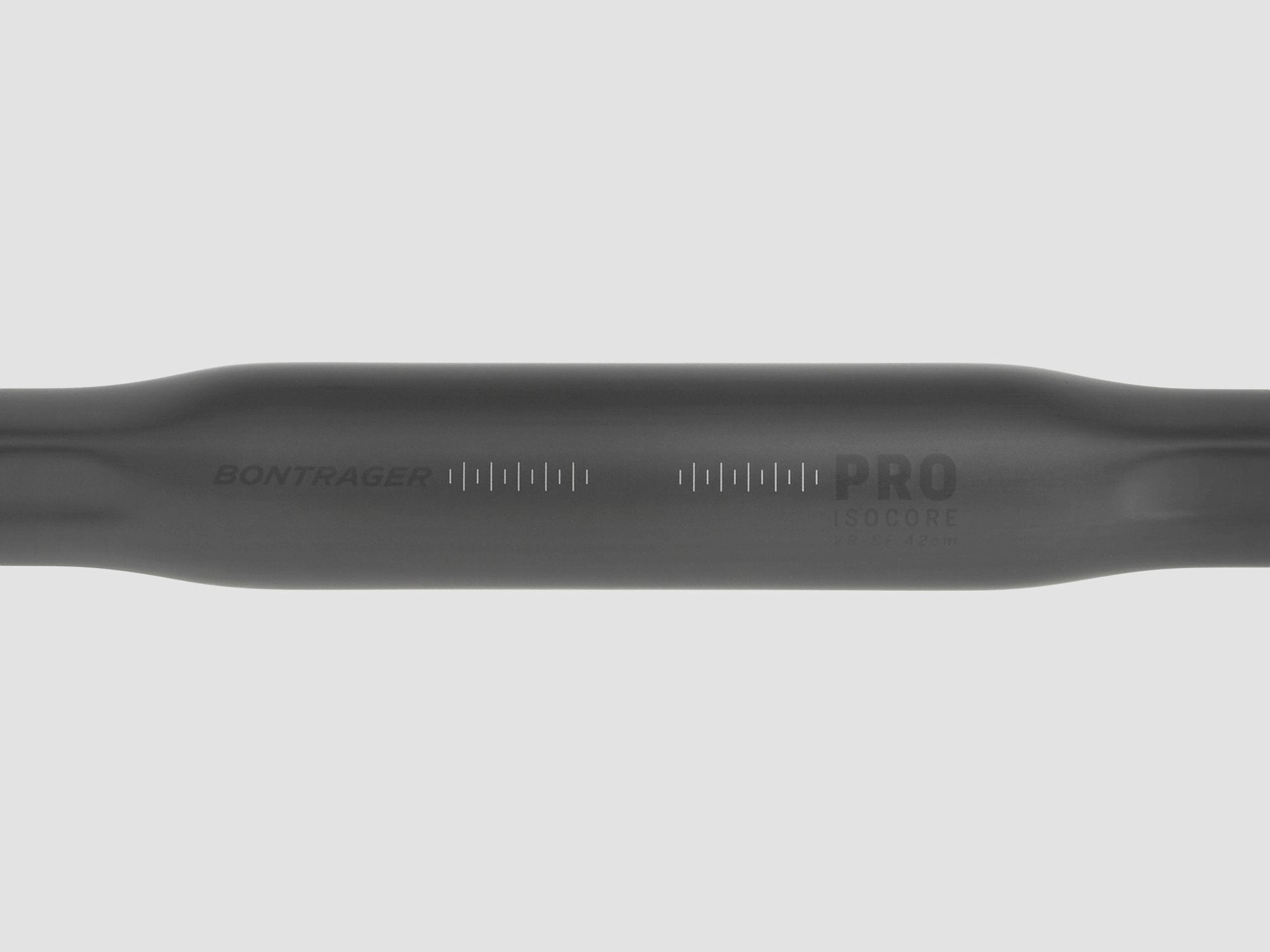 Bontrager Pro Isocore VR-SF road handlebar with IsoCore vibration reduction technology, featuring sleek design and ergonomic grips.