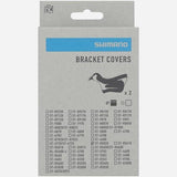Pair of Shimano GRX ST-RX820 shifter bracket covers, genuine replacement parts for Shimano GRX bike shifters.