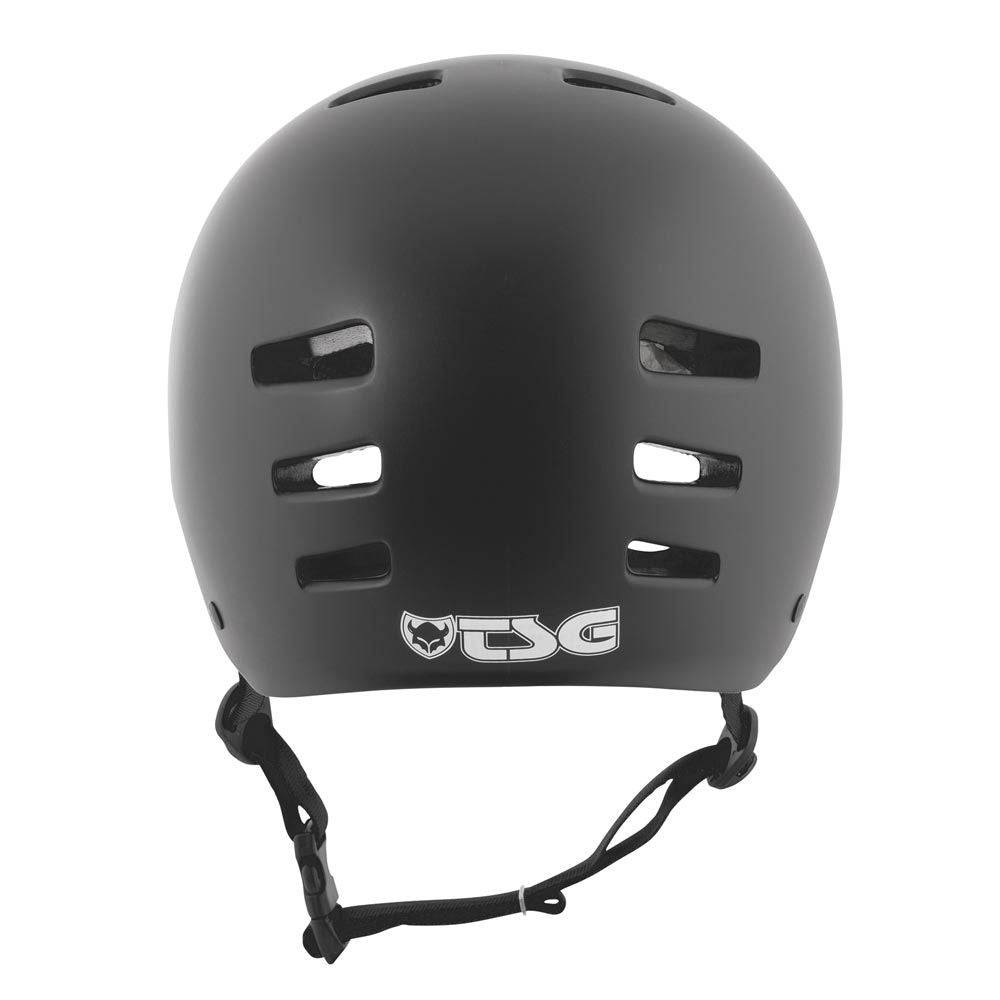 TSG Evolution helmet for bike, skate, and BMX, showing a secure fit protective helmet with ventilation and adjustable straps.