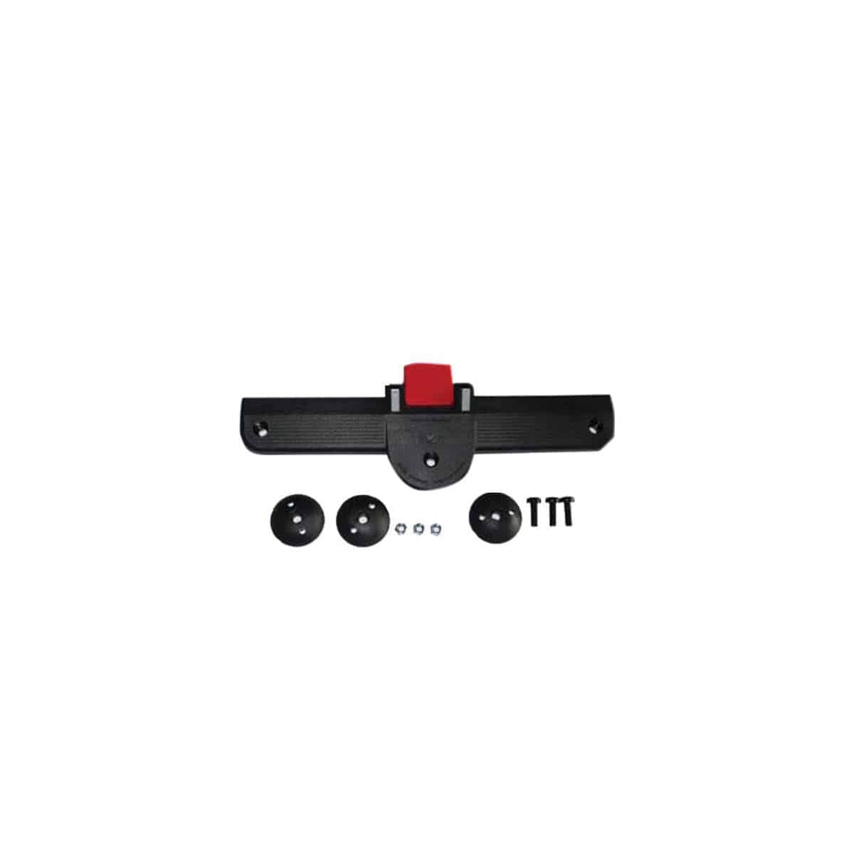 Rixen-Kaul Klickrail and fittings for secure luggage and rack mounting, showing durable accessories with mounting hardware.