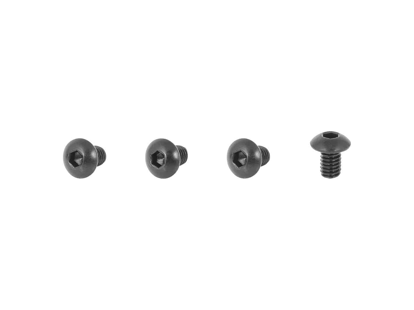 Black M4 x 6mm retention strap hardware for Trek e-bike TQ Range Extender, used for securing components.