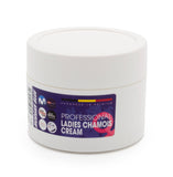Morgan Blue ladies cycling chamois cream in a tub, designed for skin protection and comfort during cycling activities.