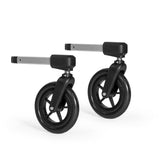 Burley 2-wheel stroller kit for trailer conversion, compatible with D'Lite X, Cub X, Encore X, Bark Ranger, tool-free installation.