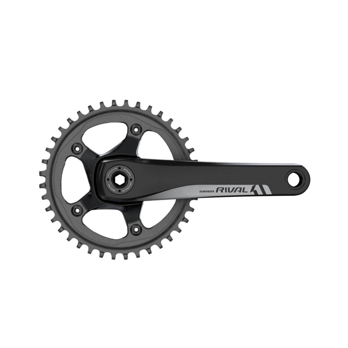 SRAM Rival1 Crank Set BB30 172.5mm w/ 42T X-SYNC (BB30 Bearings Not Included): 10/11SPD 172.5MM 42T | Swinnerton Cycles
