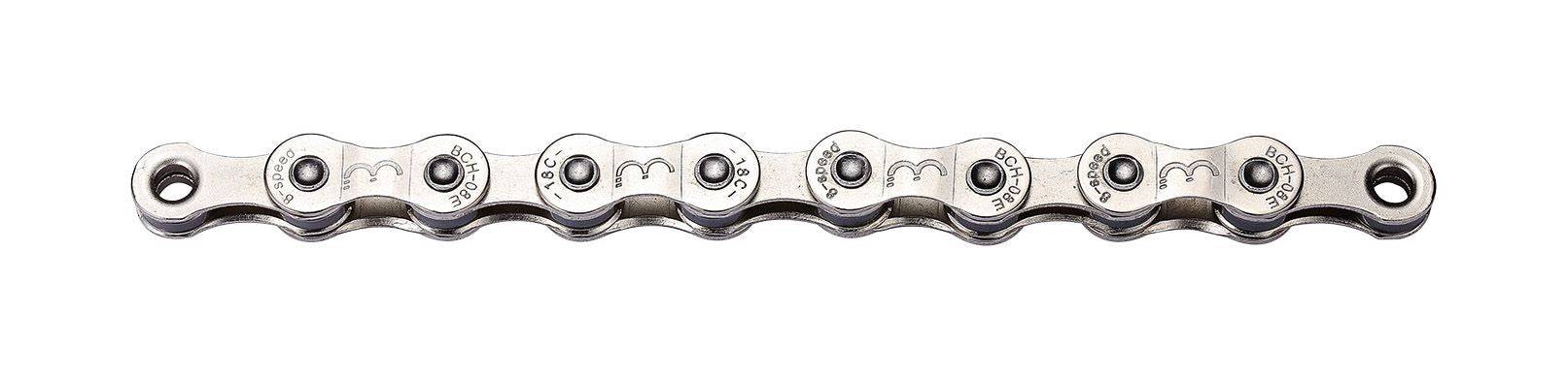 BBB BCH-08E PowerLine 8-speed e-bike chain with closing link, durable, corrosion-resistant bike component for smooth shifting.