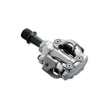 Shimano PD-M540 MTB SPD pedals with dual-sided mechanism, mud-repellent and durable design for mountain biking.