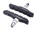BBB BBS-05 VeeStop V-Brake Pads for Shimano V-Brakes, two pairs of replacement brake pads on a component image.