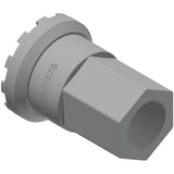 DT Swiss Ring Nut Installation Tool for Ratchet EXP Oversized OS Hubs, shown in use with the tool and hub components.