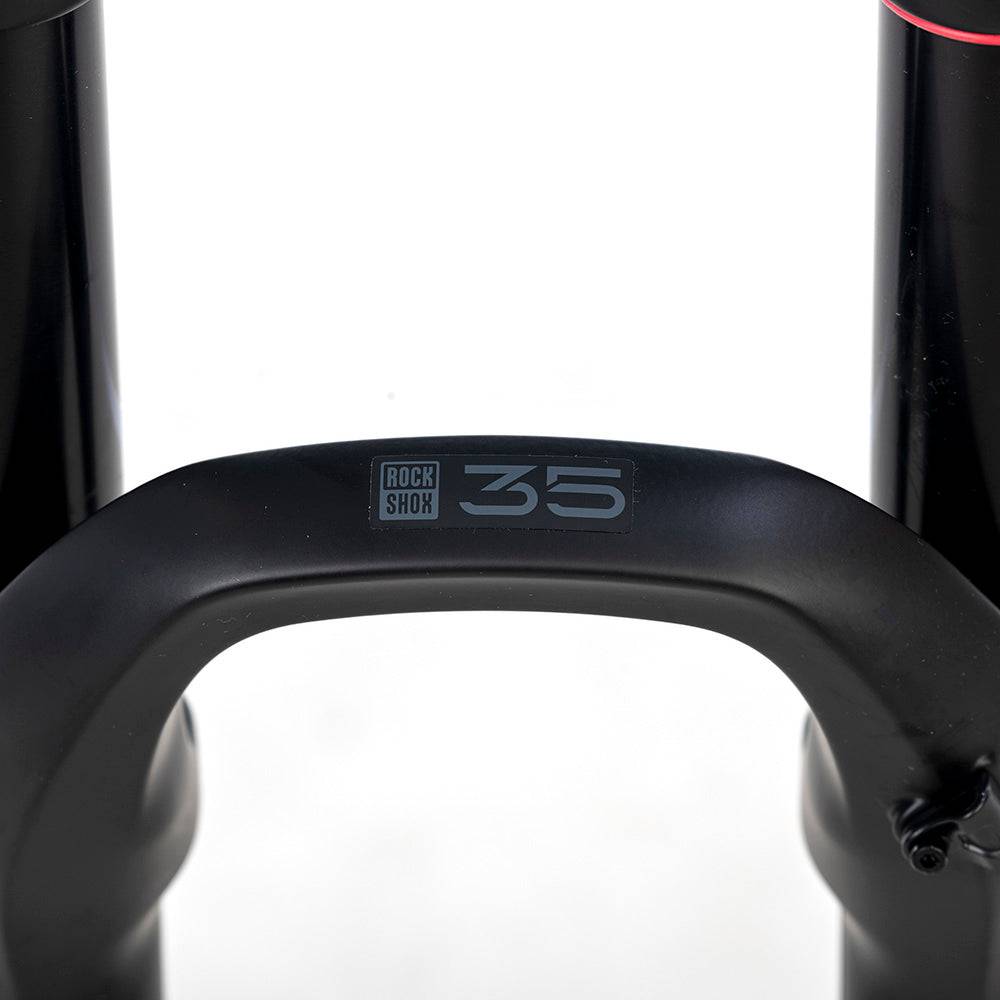 RockShox OE 35 Gold RL 27.5-inch MTB fork with 140mm travel, 37mm offset, boost hub, black suspension component