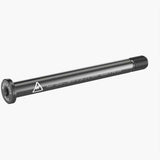 Wheels Manufacturing front 15mm thru-axle for bike forks, 128mm length, M12x1.5 threading, metal component for bicycle suspension.