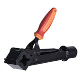 Red UNIOR Pro Repair Clamp for tubes 24-32 mm, adjustable workshop tool shown in close-up with metal components.