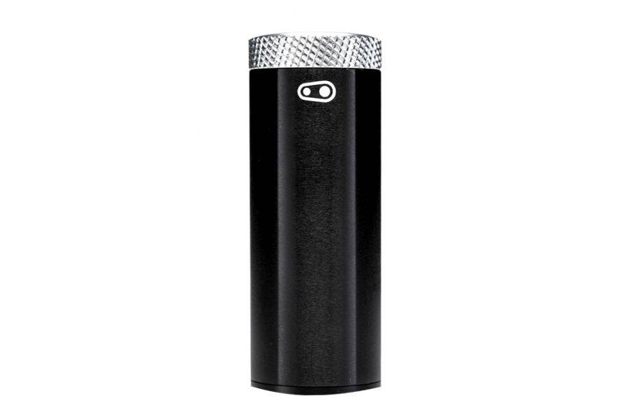 Crankbrothers Cigar tool tubeless tyre repair kit with CO2 adaptor and black/silver workshop tools on a workbench.