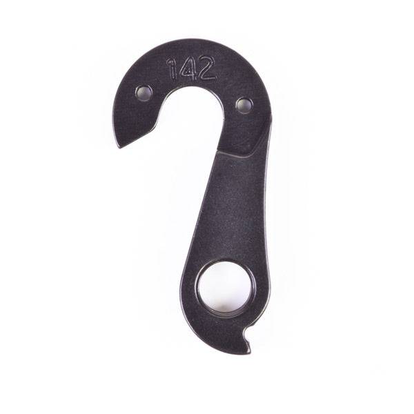 Wheels Manufacturing replaceable derailleur hanger dropout for bike frames, CNC machined components, compatible with 142mm spacing.