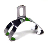 SKS sliding bridge P50/55 for chromoplastic mudguards, adjustable bike accessory, shown mounted on a bicycle.