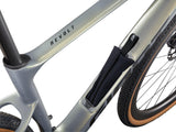 Giant Revolt Advanced 0 gravel bike with adjustable wheelbase and integrated storage, showcasing lightweight frame and off-road tires.