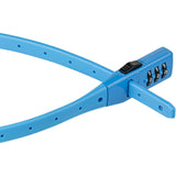 Kryptonite Click Lock Combo bike lock in 480mm with 3-digit resettable code, shown securing a bicycle.