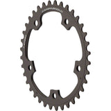 Campagnolo S-Rec 11-speed 110mm chainring with 36T for road bike drivetrains, showcasing the component's detailed design.