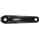 Shimano STEPS FC-E8000 160mm crank arm set for e-bike drivetrain upgrade, showing black crank arms with Shimano branding.