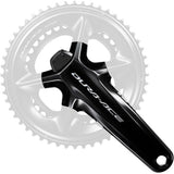 Shimano Dura-Ace FC-R9200 12-speed double power meter crankset with 160mm crank arms, bicycle components for high-performance cycling.
