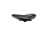 Brooks C67 Cambium black steel touring bike saddle with durable design and comfortable padding, ideal for long-distance cycling.