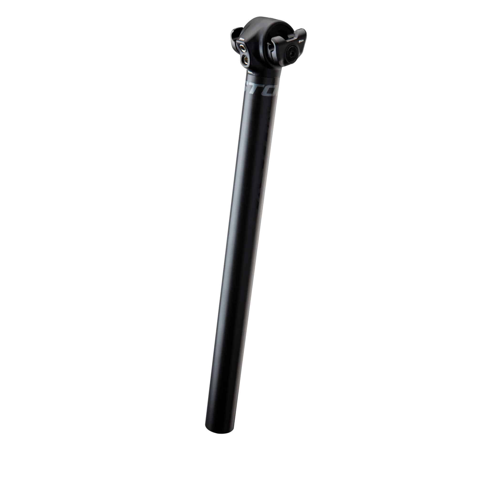 Easton EC70 ISA Zero Carbon seatpost in 27.2mm diameter, matte black finish, 350mm length, bike component for lightweight performance.