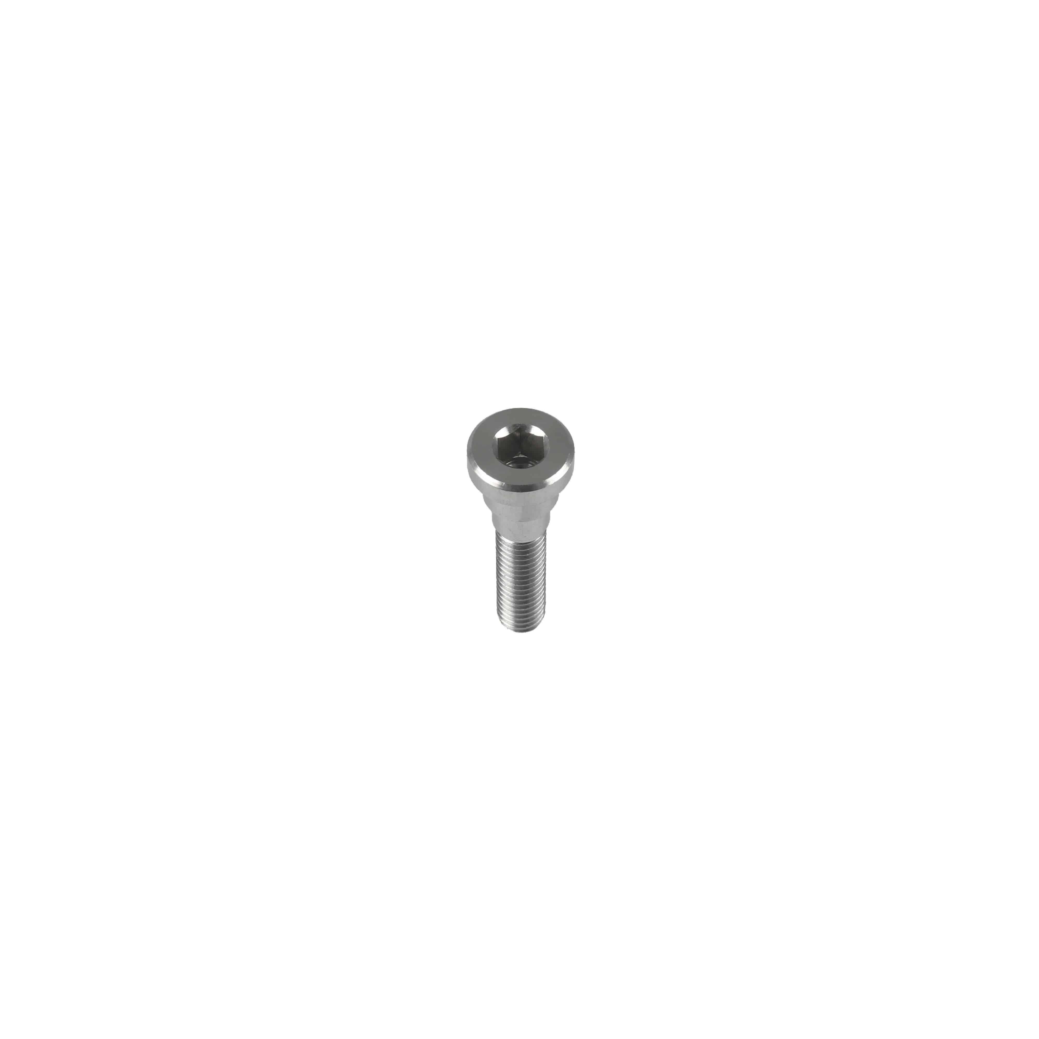 Hope Top Cap Grip Doctor Bolt for 2024 mountain bike models, showing the replacement component with a black finish.