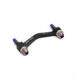 SRAM 20mm standard post bracket with stainless steel rainbow bolts for bike brake mount, component for bicycle braking system.