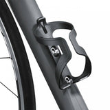 Topeak Shuttle Cage black water bottle cage with easy mounting system for bike accessories.