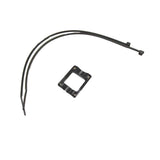 CatEye Strada cycle computer zip tie bracket mounted on bicycle handlebar, durable accessory for secure cycling computer attachment