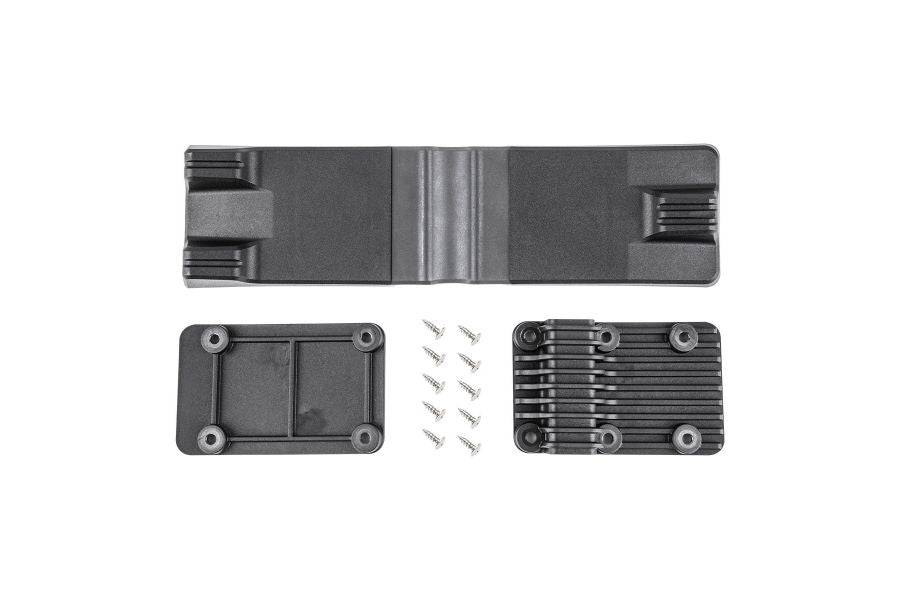 Topeak Spare Pakgo X bike case hinge replacement in black, durable accessory for easy installation on bike storage.
